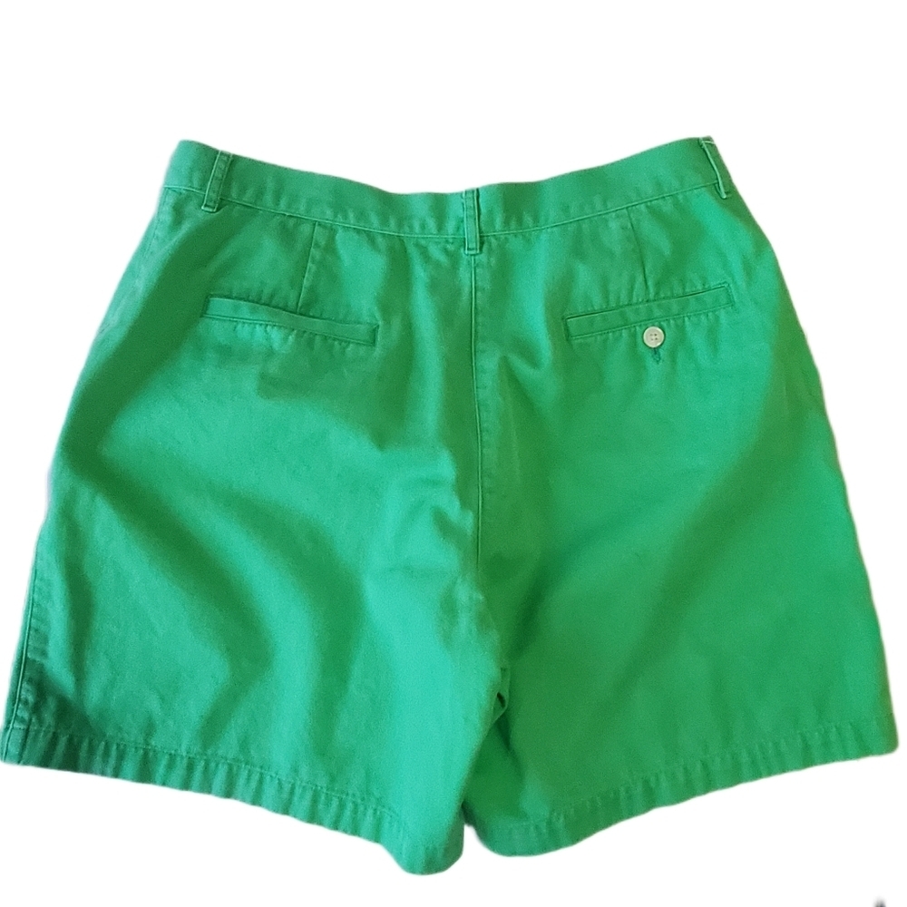 Lauren Ralph Lauren Green Khaki Shorts Women's Size 12 -  100% Cotton EUC - Picture 4 of 7